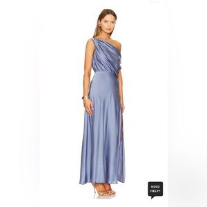 ASTR Monroe Dress in Slate Blue